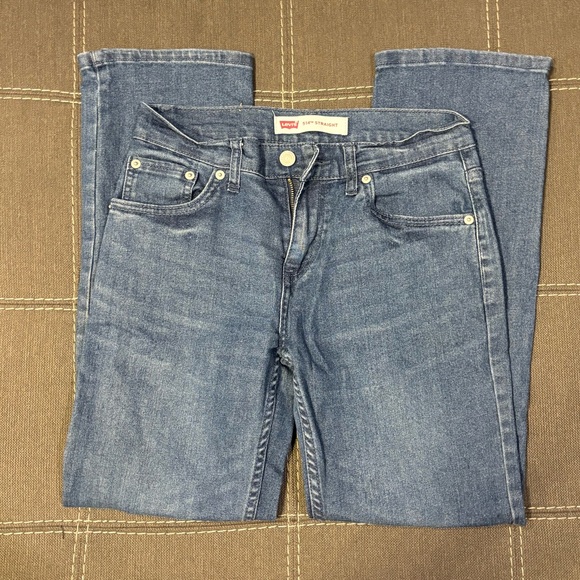 Levi's Boys Straight Leg Denim Jeans - Picture 1 of 4